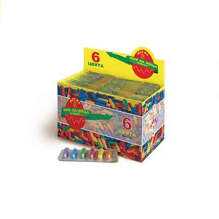 Боя за яйца Метма 6 цвята капсули