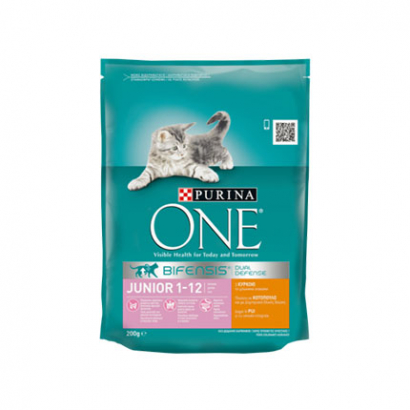 Храна за котки Пюрина Джуниър 200г Пуешко месо