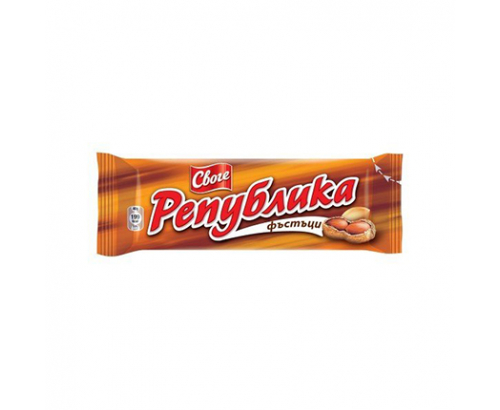 Шоколадов десерт Република 30г Фъстък Шоколадов десерт Република 30г Фъстък