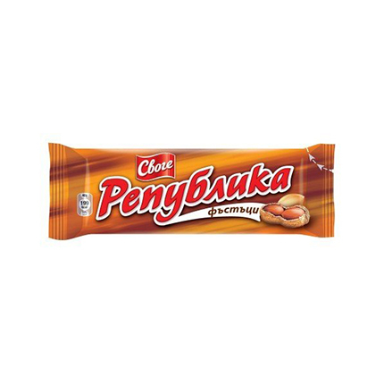 Шоколадов десерт Република 30г Фъстък Шоколадов десерт Република 30г Фъстък