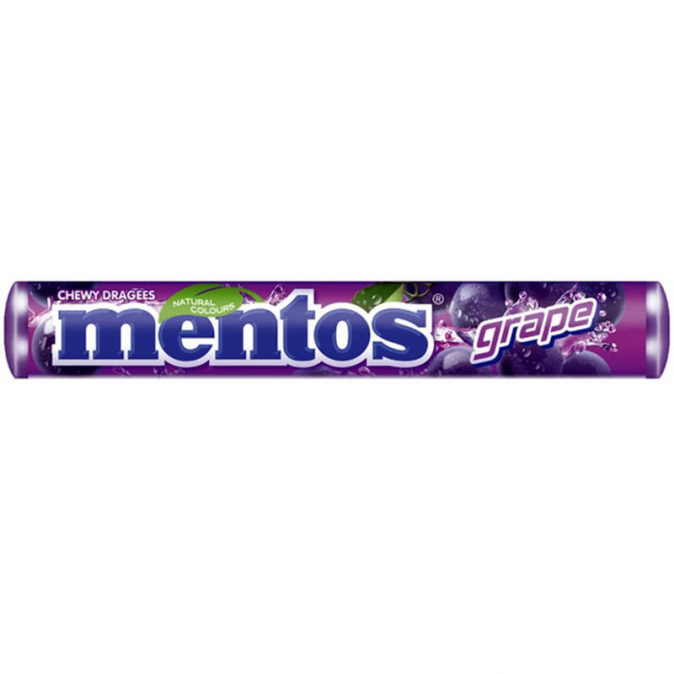 Бонбони Ментос 38г Грозде