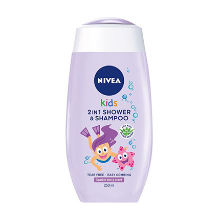 Шампоан и душ гел Нивеа 250мл 2в1 за момиче Шампоан и душ гел Нивеа 250мл 2в1 за момиче