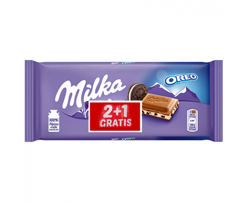 Шоколад Милка 3х100г Орео