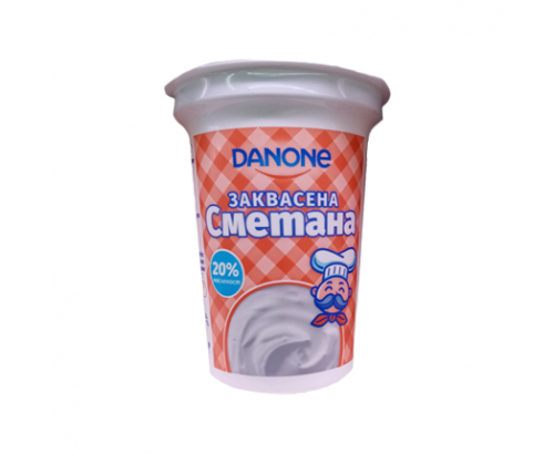 Заквасена сметана Данон 380г Заквасена сметана Данон 380г