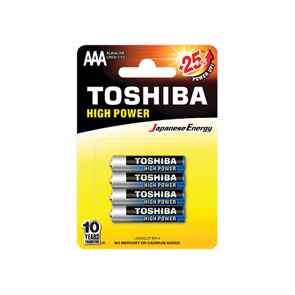 Батерии Тошиба LR03 4бр + 2бр бонус