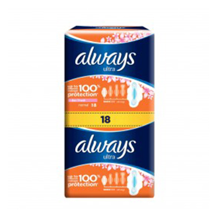 Дамски превръзки Олуейз Ултра Дуо 2х9бр Фреш Дамски превръзки Олуейз Ултра Дуо 2х9бр Фреш