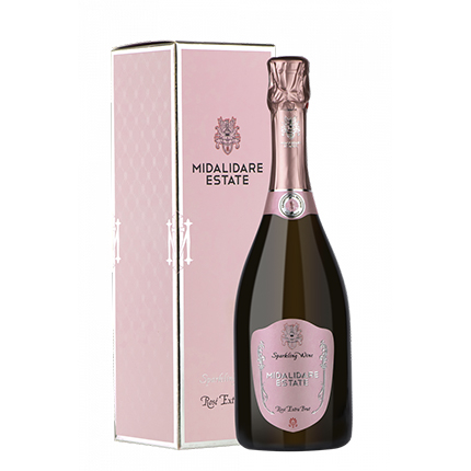 Пенливо вино Мидалидаре 750мл Екстра Брут розе Пенливо вино Мидалидаре 750мл Екстра Брут розе