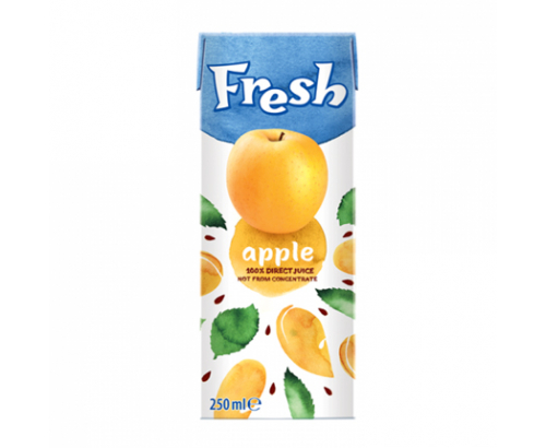 Натурален сок Фреш 250мл Ябълка Натурален сок Фреш 250мл Ябълка