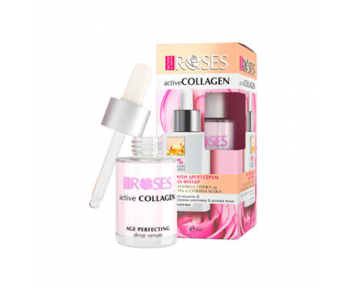 Серум за лице Роузес 30мл Колаген актив дроп Серум за лице Роузес 30мл Колаген актив дроп