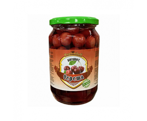 Компот Попкирилов 720мл Череша Компот Попкирилов 720мл Череша