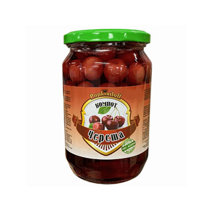 Компот Попкирилов 720мл Череша Компот Попкирилов 720мл Череша