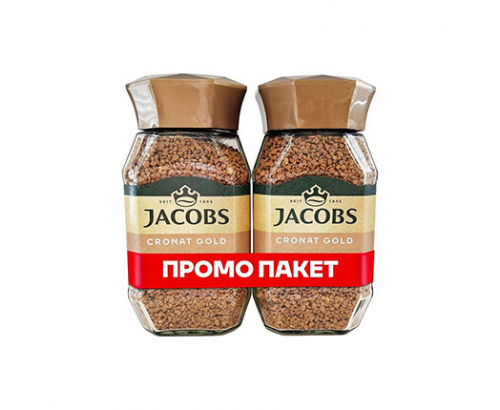 Разтворимо кафе Якобс 2х200г Голд Разтворимо кафе Якобс 2х200г Голд