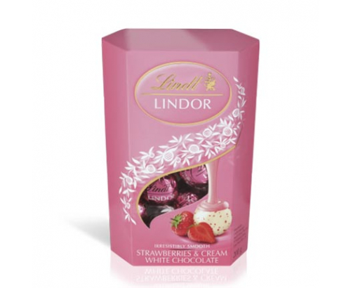 Шоколадови бонбони Линдт Корнет 200г Ягода Шоколадови бонбони Линдт Корнет 200г Ягода
