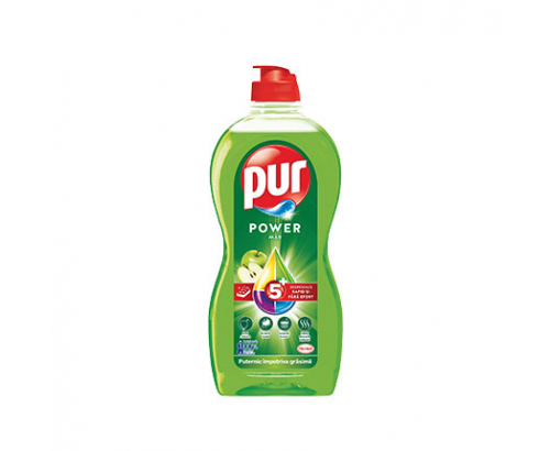 Препарат за съдове Пур 450мл Ябълка Препарат за съдове Пур 450мл Ябълка