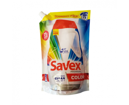 Гел за пране Савекс 765мл Колор пауч Гел за пране Савекс 765мл Колор пауч
