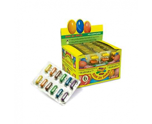 Боя за яйца Илиана 6+6 цвята капсули Боя за яйца Илиана 6+6 цвята капсули