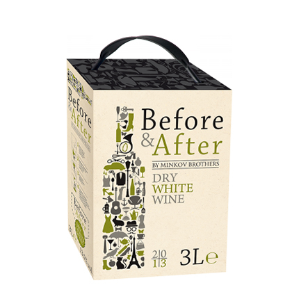 Вино Бифор енд Афтър 3л Бяло Вино Бифор енд Афтър 3л Бяло