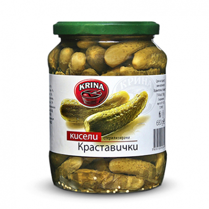 Кисели краставички Крина 680г
