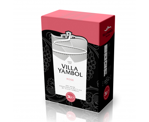 Вино Вила Ямбол 3л Розе