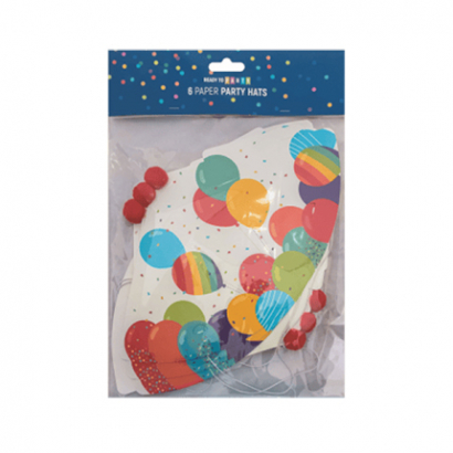 Картонени парти шапки с ластик