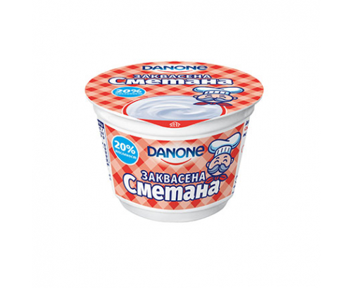 Заквасена сметана Данон 200г Заквасена сметана Данон 200г