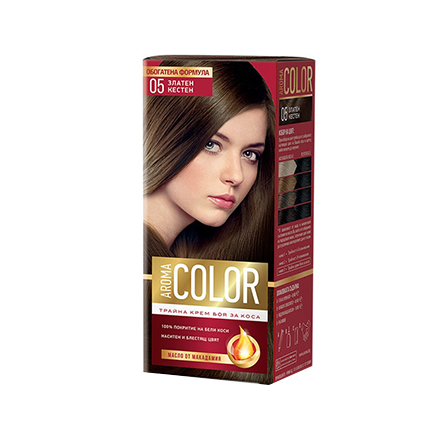 Боя за коса Арома Колор 05 Златен Кестен