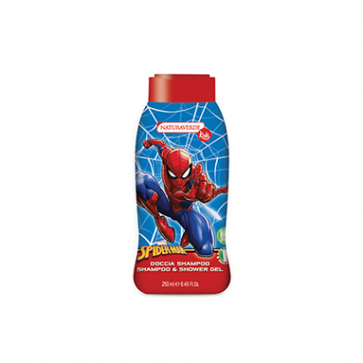 Шампоан за коса и тяло Спайдър - Ман 250мл с пшеничен зародиш