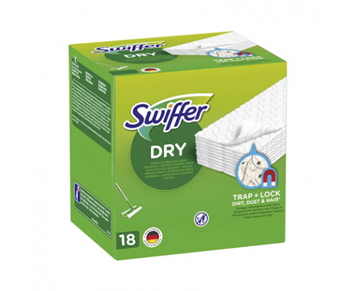 Сухи кърпи за под Суифър 18бр Моп 12/15/5 Сухи кърпи за под Суифър 18бр Моп 12/15/5