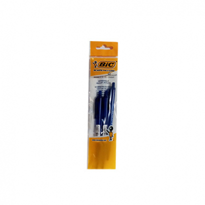 Комлект Бик Раундстик 4бр Син