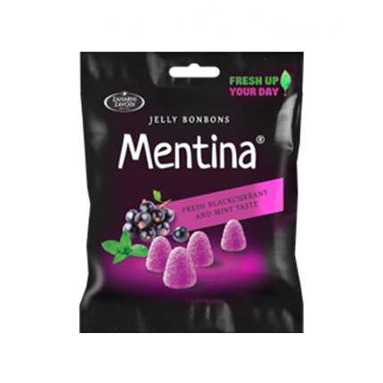 Бонбони Ментина 90г Касис и мента