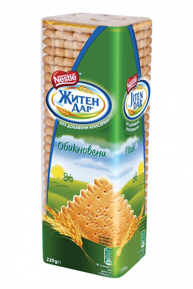 Обикновени бисквити Житен Дар 220г