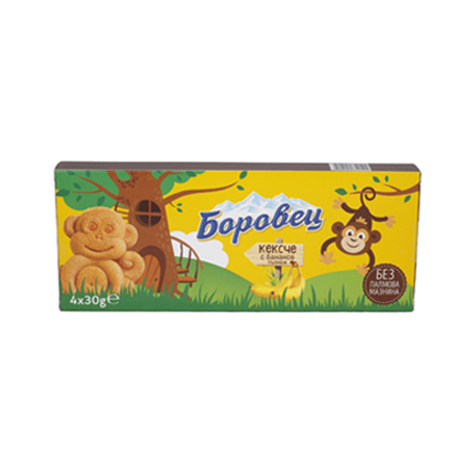 Кексче Боровец 120г С бананов пълнеж