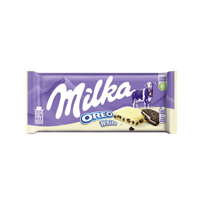 Шоколад Милка 100г Орео Бял