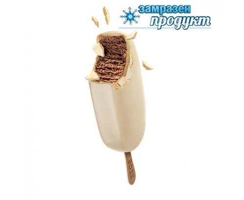 Сладолед Бос 85г Бял шоколад Сладолед Бос 85г Бял шоколад