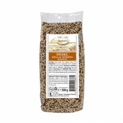 Микс бяла и червена киноа Фамилекс 300г