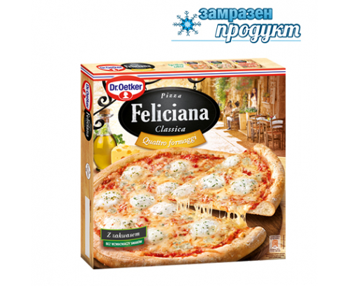 Пица Д-р Йоткер Феличиана 325г Четири сирена Пица Д-р Йоткер Феличиана 325г Четири сирена