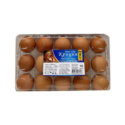 Яйца 15бр М