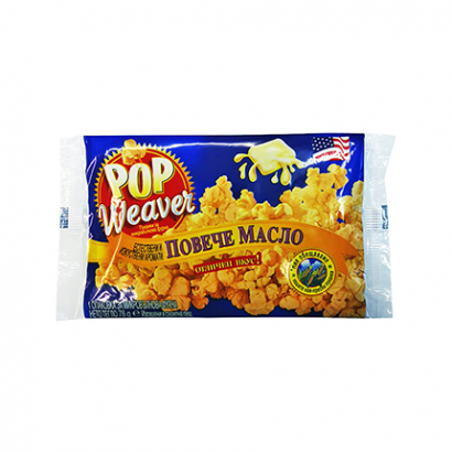Пуканки за микровълнова Поп Уивър 78г Масло