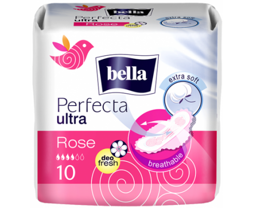 Дамски превръзки Белла Перфекта 10бр Роза Дамски превръзки Белла Перфекта 10бр Роза
