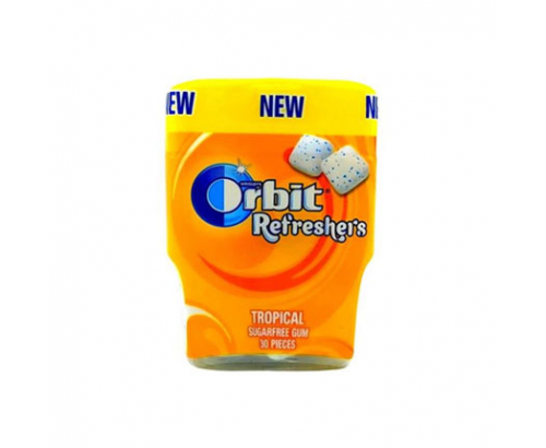 Дъвки Орбит Рефрешърс 30бр Тропикал Дъвки Орбит Рефрешърс 30бр Тропикал