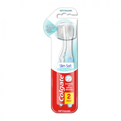 Четка за зъби Колгейт Слим софт 2бр