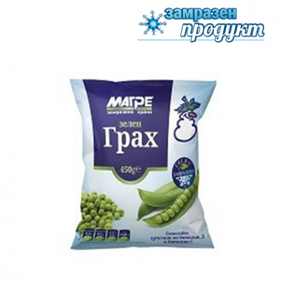 Грах Магре 450г Замразен