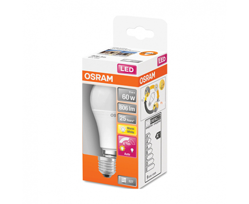 Лед крушка Осрам със сензор за движение 9W/827 Лед крушка Осрам със сензор за движение 9W/827