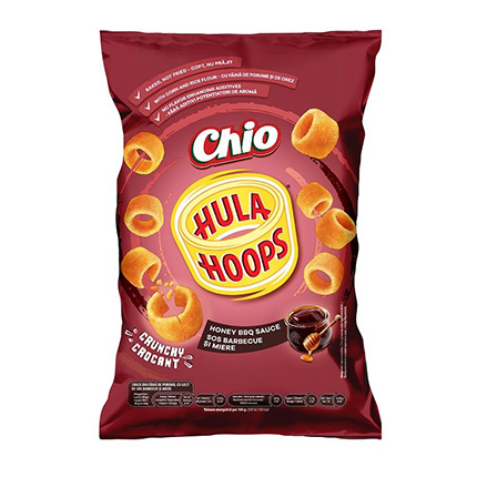 Снакс Хула Хупс 70г С мед и барбекю сос
