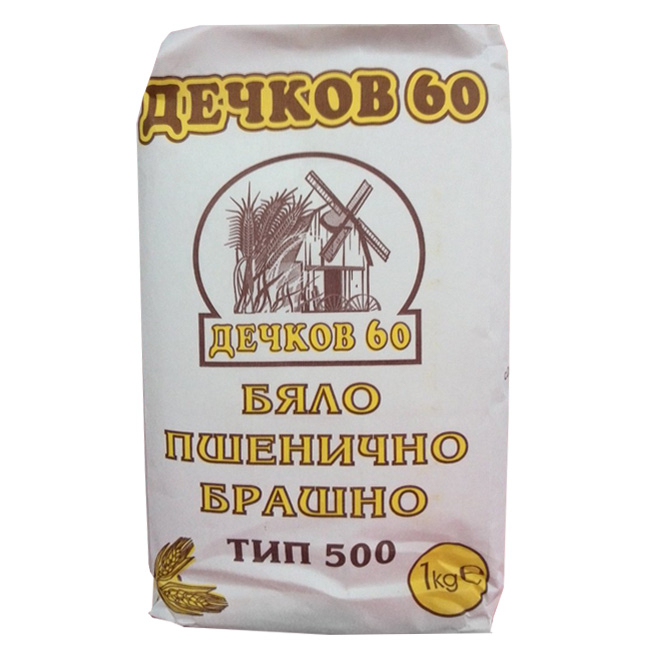Брашно Дечков 60 1кг Тип 500