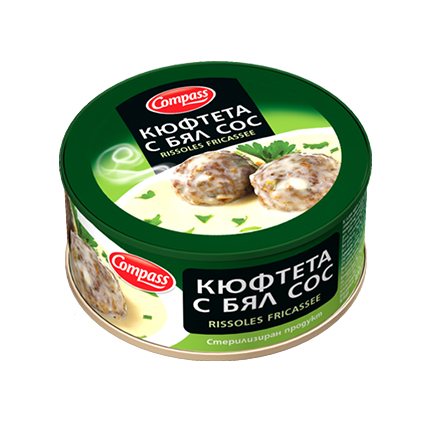 Кюфтета с бял сос Компас 300г