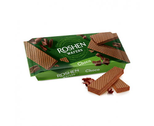 Вафли Рошен 216г С какаов крем пълнеж Вафли Рошен 216г С какаов крем пълнеж