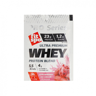 Протеин на прах Фит Спо 23г Ягодов сладолед