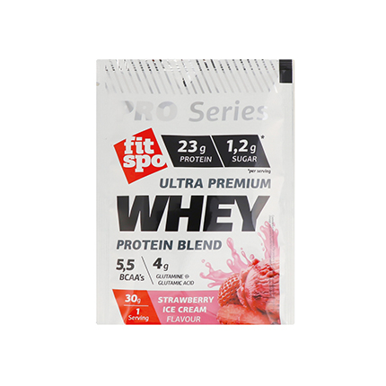 Протеин на прах Фит Спо 23г Ягодов сладолед