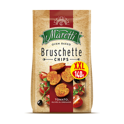 Брускети Марети 140г Домати, маслини и риган